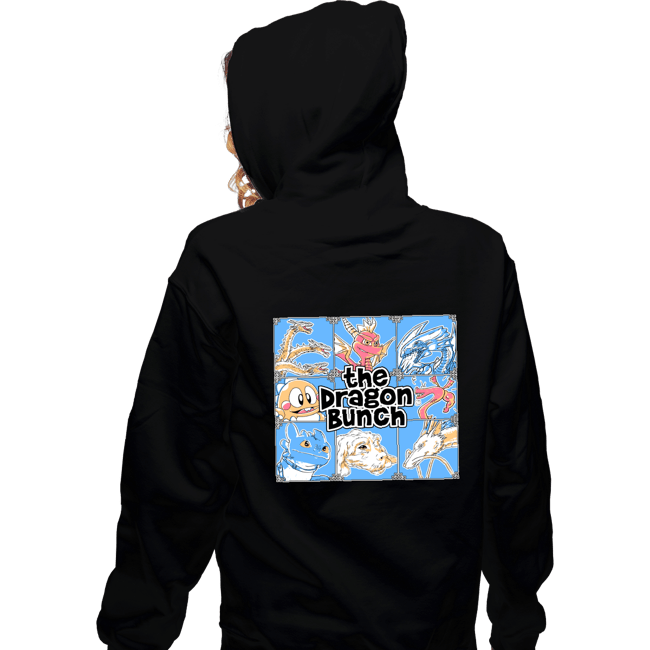 Daily_Deal_Shirts Zippered Hoodies, Unisex / Small / Black The Dragon Bunch