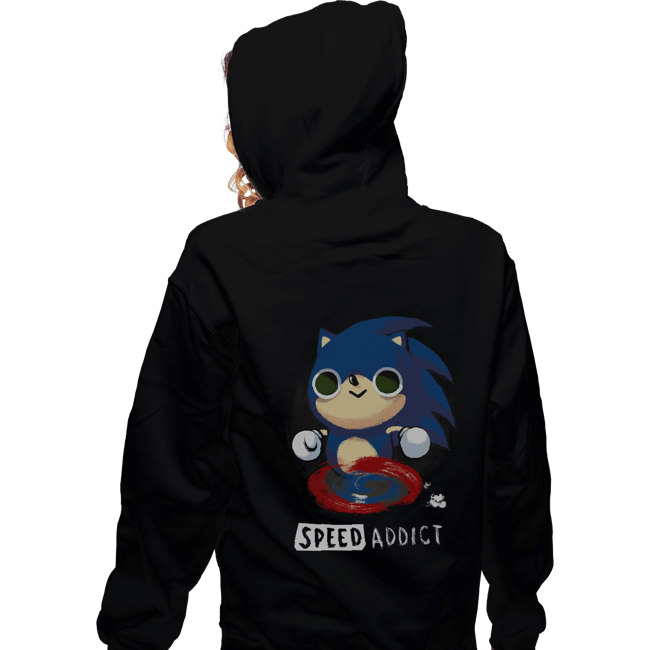 Shirts Zippered Hoodies, Unisex / Small / Black Speed Addict
