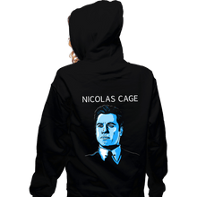 Load image into Gallery viewer, Daily_Deal_Shirts Zippered Hoodies, Unisex / Small / Black Nic Cage
