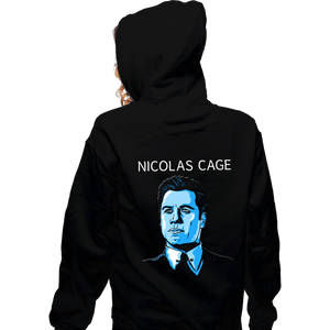 Daily_Deal_Shirts Zippered Hoodies, Unisex / Small / Black Nic Cage