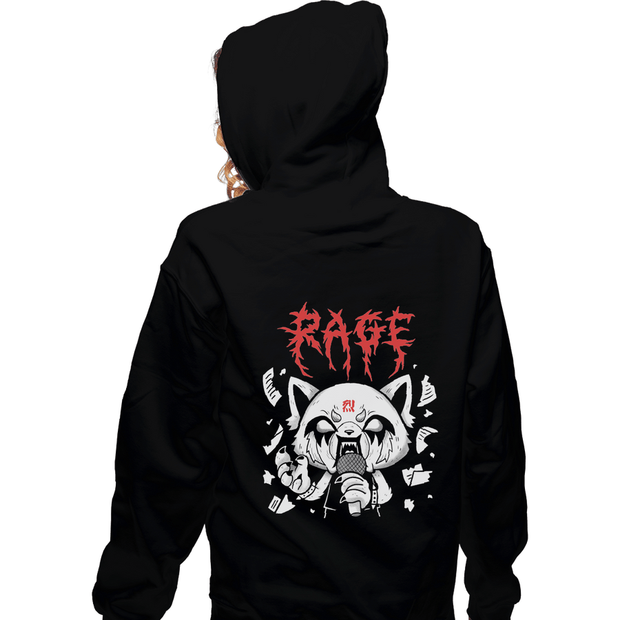 Shirts Zippered Hoodies, Unisex / Small / Black Rage Mood