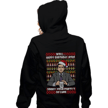 Load image into Gallery viewer, Shirts Zippered Hoodies, Unisex / Small / Black Lame Party
