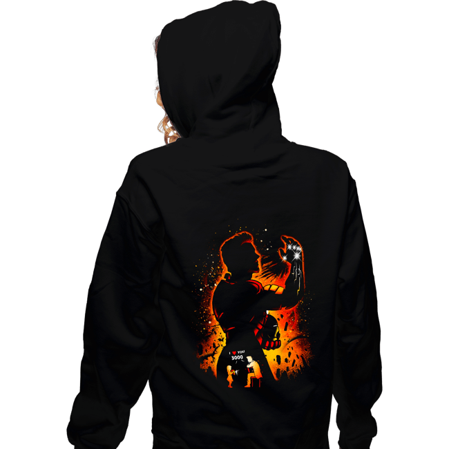 Shirts Zippered Hoodies, Unisex / Small / Black Man Of Iron