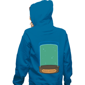 Shirts Zippered Hoodies, Unisex / Small / Royal Blue Empty Jar