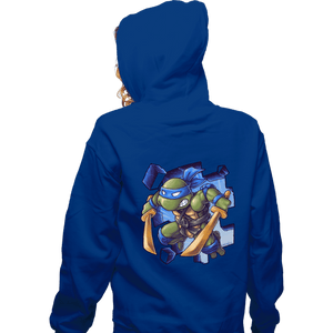 Daily_Deal_Shirts Zippered Hoodies, Unisex / Small / Royal Blue Toy Leo