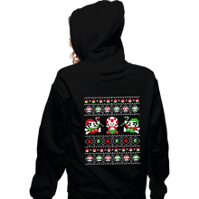 Load image into Gallery viewer, Shirts Zippered Hoodies, Unisex / Small / Black Christmas Bros
