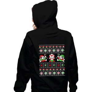Shirts Zippered Hoodies, Unisex / Small / Black Christmas Bros