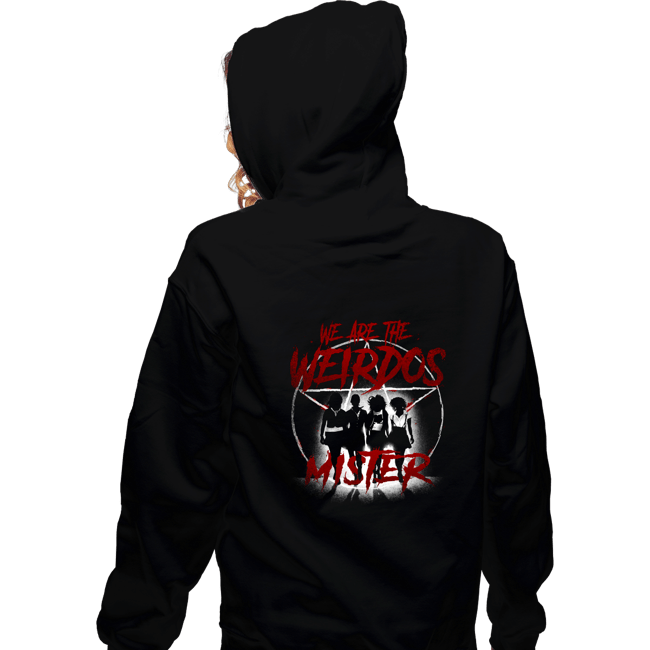 Daily_Deal_Shirts Zippered Hoodies, Unisex / Small / Black The Weirdos