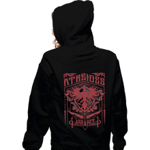 Load image into Gallery viewer, Shirts Zippered Hoodies, Unisex / Small / Black Atreides
