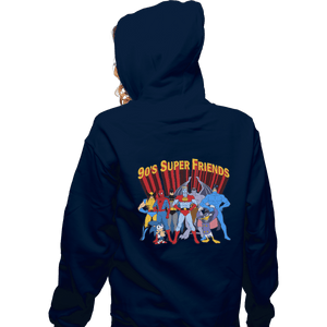 Shirts Pullover Hoodies, Unisex / Small / Navy 90s Super Friends